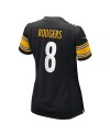Aaron Rodgers Pittsburgh Steelers Nike Damen-Spieler Trikot – Schwarz