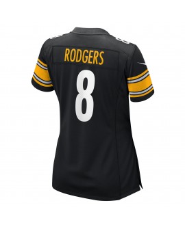 Aaron Rodgers Pittsburgh Steelers Nike Damen-Spieler Trikot – Schwarz