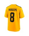 Aaron Rodgers Pittsburgh Steelers Nike Alternate 1933 Throwback-Spieler Trikot – Gold