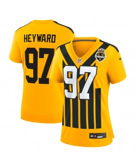 Cameron Heyward Pittsburgh Steelers Nike Damen Alternate 1933 Throwback-Spieler Trikot – Gold