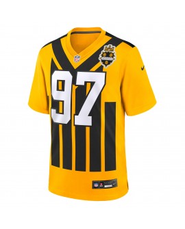Cameron Heyward Pittsburgh Steelers Nike Alternate 1933 Throwback-Spieler Trikot – Gold