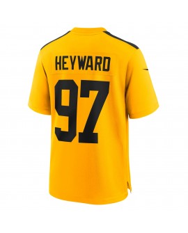 Cameron Heyward Pittsburgh Steelers Nike Alternate 1933 Throwback-Spieler Trikot – Gold