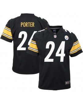 Joey Porter Jr. Pittsburgh Steelers Nike Jugend-Spieler Trikot – Schwarz