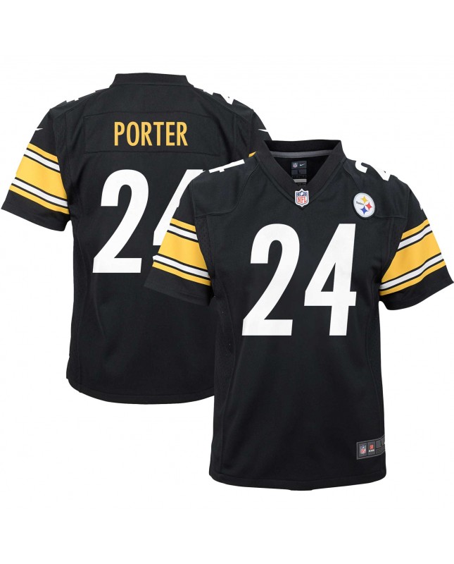 Joey Porter Jr. Pittsburgh Steelers Nike Jugend-Spieler Trikot – Schwarz