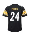 Joey Porter Jr. Pittsburgh Steelers Nike Jugend-Spieler Trikot – Schwarz