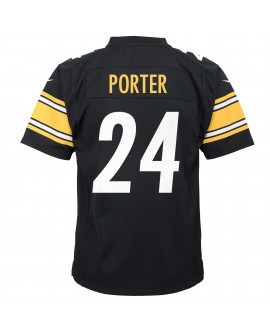 Joey Porter Jr. Pittsburgh Steelers Nike Jugend-Spieler Trikot – Schwarz