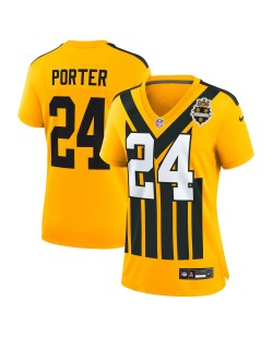 Joey Porter Jr. Pittsburgh Steelers Nike Damen Alternate 1933 Throwback-Spieler Trikot – Gold