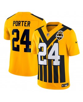 Joey Porter Jr. Pittsburgh Steelers Nike Alternate 1933 Throwback Vapor F.U.S.E. Limitiertes Trikot – Gold