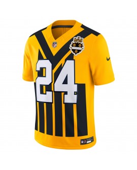 Joey Porter Jr. Pittsburgh Steelers Nike Alternate 1933 Throwback Vapor F.U.S.E. Limitiertes Trikot – Gold