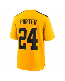 Joey Porter Jr. Pittsburgh Steelers Nike Alternate 1933 Throwback-Spieler Trikot – Gold