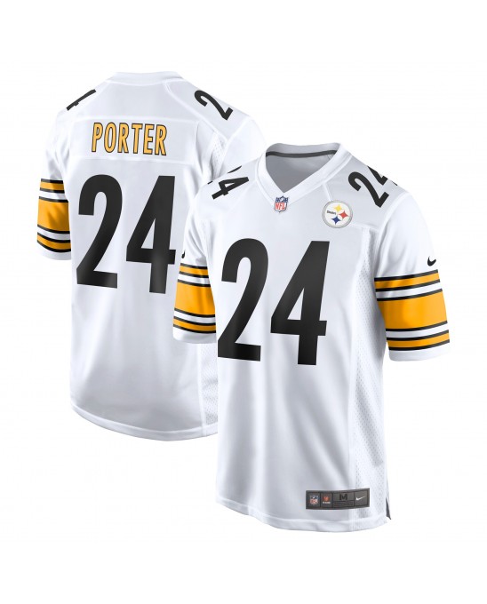 Joey Porter Jr. Pittsburgh Steelers Nike Auswärtsspieltrikot – Weiß