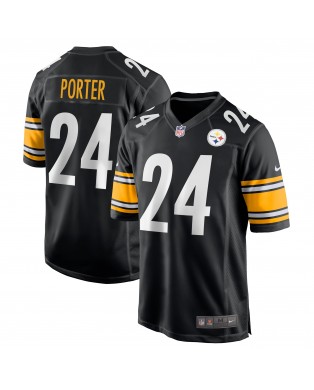 Joey Porter Jr. Pittsburgh Steelers Nike Spieler Trikot – Schwarz