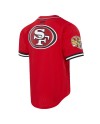 Brock Purdy San Francisco 49ers Pro Standard Mesh Button-Up Baseball-Trikot – Scharlachrot
