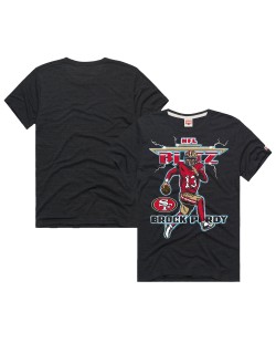 Brock Purdy San Francisco 49ers Homage Unisex NFL Blitz Spieler Tri-Blend T-Shirt – Heathered Black