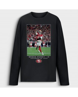 Brock Purdy San Francisco 49ers NFL Flash Features Week 17 Langarm-T-Shirt – Schwarz