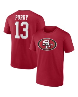 Brock Purdy San Francisco 49ers Spieler Icon T-Shirt – Scharlachrot