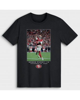 Brock Purdy San Francisco 49ers NFL Flash Features Week 17 Grafik-T-Shirt – Schwarz