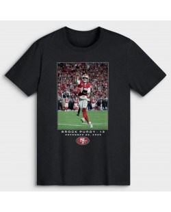 Brock Purdy San Francisco 49ers NFL Flash Features Week 17 Grafik-T-Shirt – Schwarz