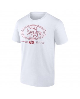 Brock Purdy San Francisco 49ers Outline Spieler-T-Shirt – Weiß