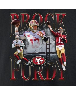 Brock Purdy San Francisco 49ers Notorious Spieler Grafik-T-Shirt – Schwarz