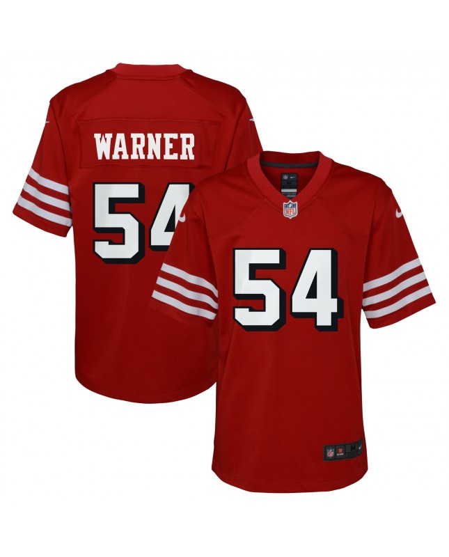 Fred Warner San Francisco 49ers Nike Jugend-Spieler Trikot – Scharlachrot