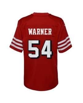 Fred Warner San Francisco 49ers Nike Jugend-Spieler Trikot – Scharlachrot