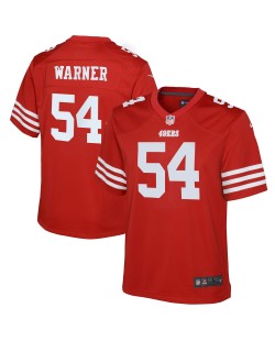 Fred Warner San Francisco 49ers Nike Jugend-Spieler Trikot – Scharlachrot