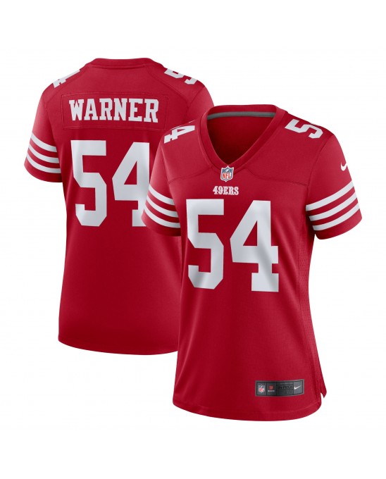 Fred Warner San Francisco 49ers Nike Spiele-Trikot für Damen – Scharlachrot