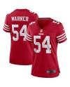 Fred Warner San Francisco 49ers Nike Damen-Spielertrikot – Scharlachrot