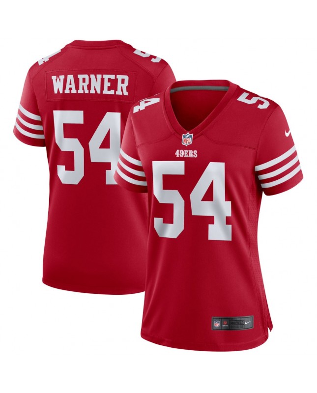 Fred Warner San Francisco 49ers Nike Damen-Spielertrikot – Scharlachrot