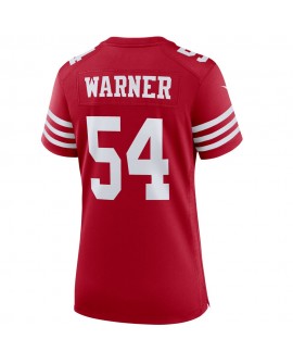 Fred Warner San Francisco 49ers Nike Damen-Spielertrikot – Scharlachrot