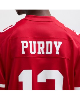 Brock Purdy San Francisco 49ers Nike Spiele-Trikot – Scharlachrot