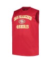 Christian McCaffrey San Francisco 49ers Big & Tall Muskel-Tanktop – Scharlachrot