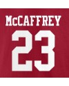 Christian McCaffrey San Francisco 49ers Spieler Icon T-Shirt – Scharlachrot