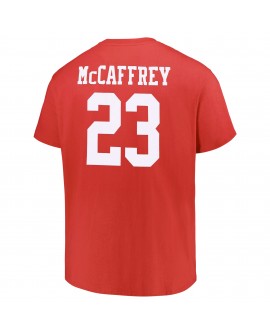 Christian McCaffrey San Francisco 49ers Big & Tall T-Shirt – Scharlachrot