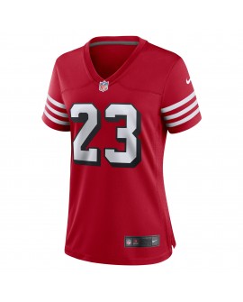 Christian McCaffrey San Francisco 49ers Nike Damen-Spielertrikot – Scharlachrot