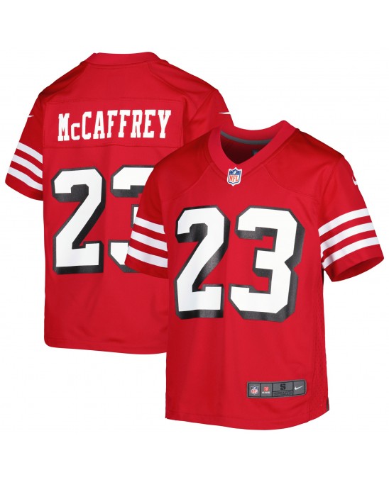 Christian McCaffrey San Francisco 49ers Nike Jugend-Spieler Trikot – Scharlachrot