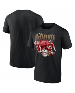 Christian McCaffrey San Francisco 49ers Notorious Spieler Grafik-T-Shirt – Schwarz