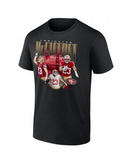 Christian McCaffrey San Francisco 49ers Notorious Spieler Grafik-T-Shirt – Schwarz