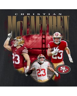 Christian McCaffrey San Francisco 49ers Notorious Spieler Grafik-T-Shirt – Schwarz