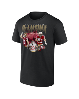 Christian McCaffrey San Francisco 49ers Notorious T-Shirt – Schwarz