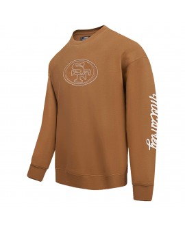 Christian McCaffrey San Francisco 49ers Pro Standard Pullover Crewneck Sweatshirt – Braun