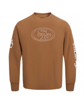 Christian McCaffrey San Francisco 49ers Pro Standard Pullover Crewneck Sweatshirt – Braun