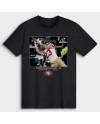 Christian McCaffrey San Francisco 49ers NFL Flash Features Wild Card Big & Tall T-Shirt – Schwarz
