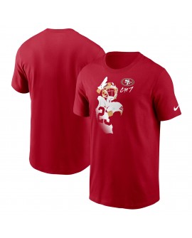 Christian McCaffrey San Francisco 49ers Nike Spieler Graphic T-Shirt – Scharlachrot