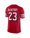 Christian McCaffrey San Francisco 49ers Nike Vapor F.U.S.E. Limitierter Trikot – Scharlachrot