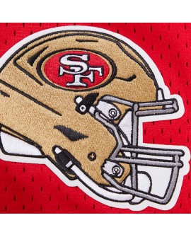 Christian McCaffrey San Francisco 49ers Pro Standard Mesh Button-Up Baseball-Trikot – Scharlachrot