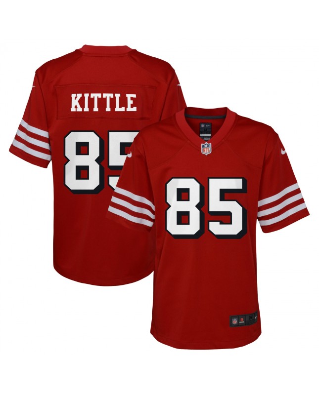 George Kittle San Francisco 49ers Nike Jugend-Spieler Trikot – Scharlachrot