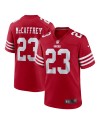 Christian McCaffrey San Francisco 49ers Nike Spiele-Trikot – Scharlachrot