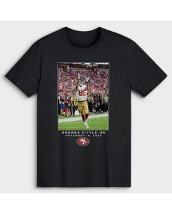 George Kittle San Francisco 49ers NFL Flash Features Week 11 Big & Tall T-Shirt – Schwarz